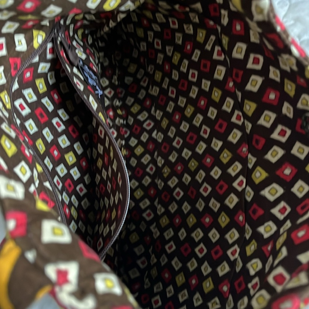 Vera Bradley Puccini Retired Pattern Tote - Picture 6 of 9